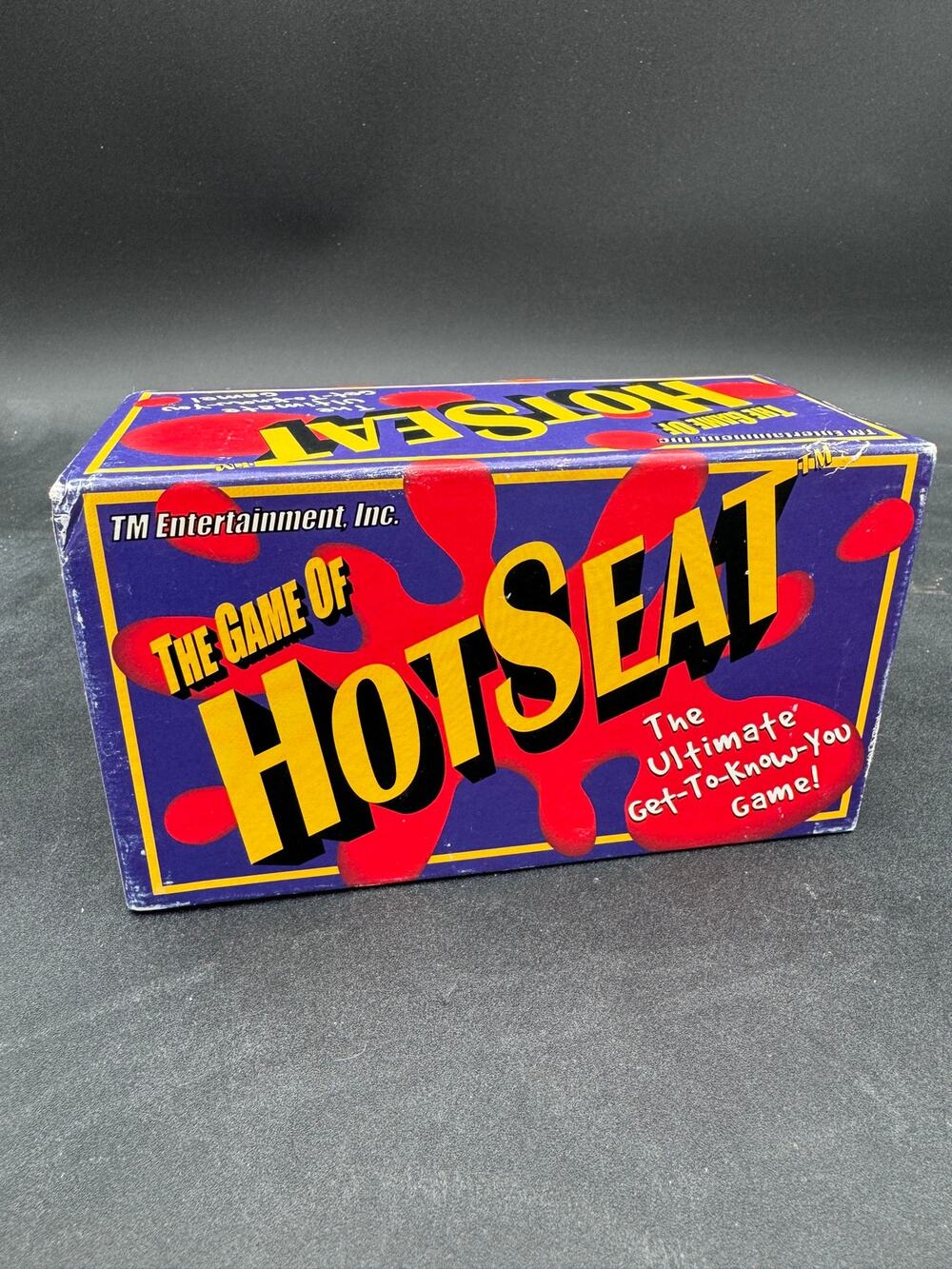 Vintage The Game of Hotseat Get to Know You Game 1997 4-10 Players 18+